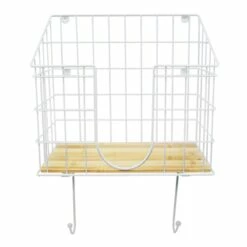 Ty Pennington Over The Door White Metal Iron Organizer