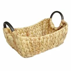 Water Hyacinth Boat Iron Handle S