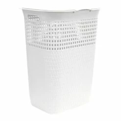 White Laundry Hamper