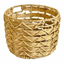 White Round V Triple Weave Xs