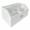 White Wooden Desktop Organizer