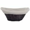 Willow Laundry Basket With Liner, Black