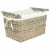 Willow Rectangular Basket/Liner/Dowel Handle