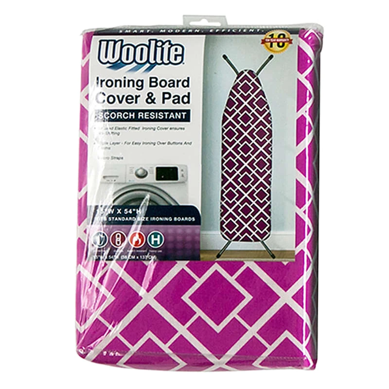 Woolite Ironing Board Cover, Assorted Colors 2 Woolite Ironing Board Cover, Assorted Colors - Image 2