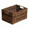 Woven Abaca Rectangle Shelf Tote, Large