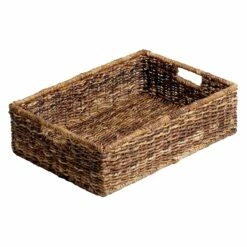 Woven Abaca Under The Bed Basket, Large